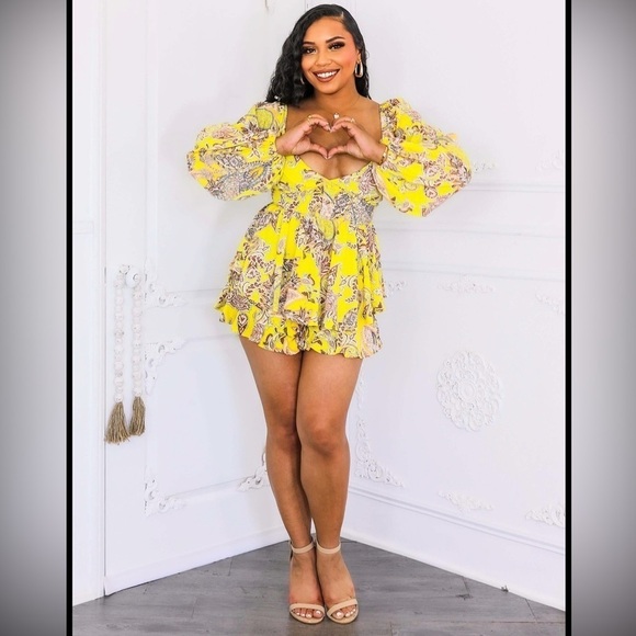 Pants - 26. Sunny Dreams Ruffle Romper